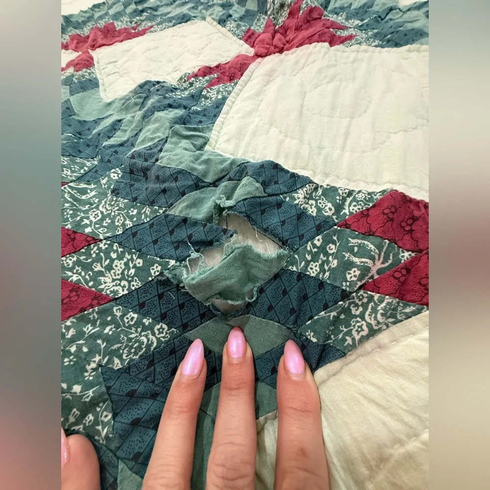Vintage Broken Star Quilt – Project / Repurpose Piece